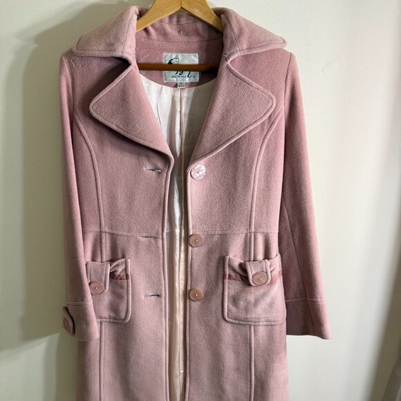 Wool Coat – Single-Breasted, Long Tailored Fit - Picture 1 of 5